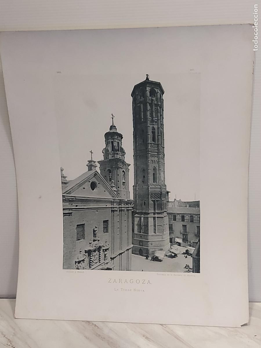 Arte: 1893 | ZARAGOZA | LA TORRE NUEVA | L&Aacute;MINA N.&ordm; 288 | HAUSER Y MENET