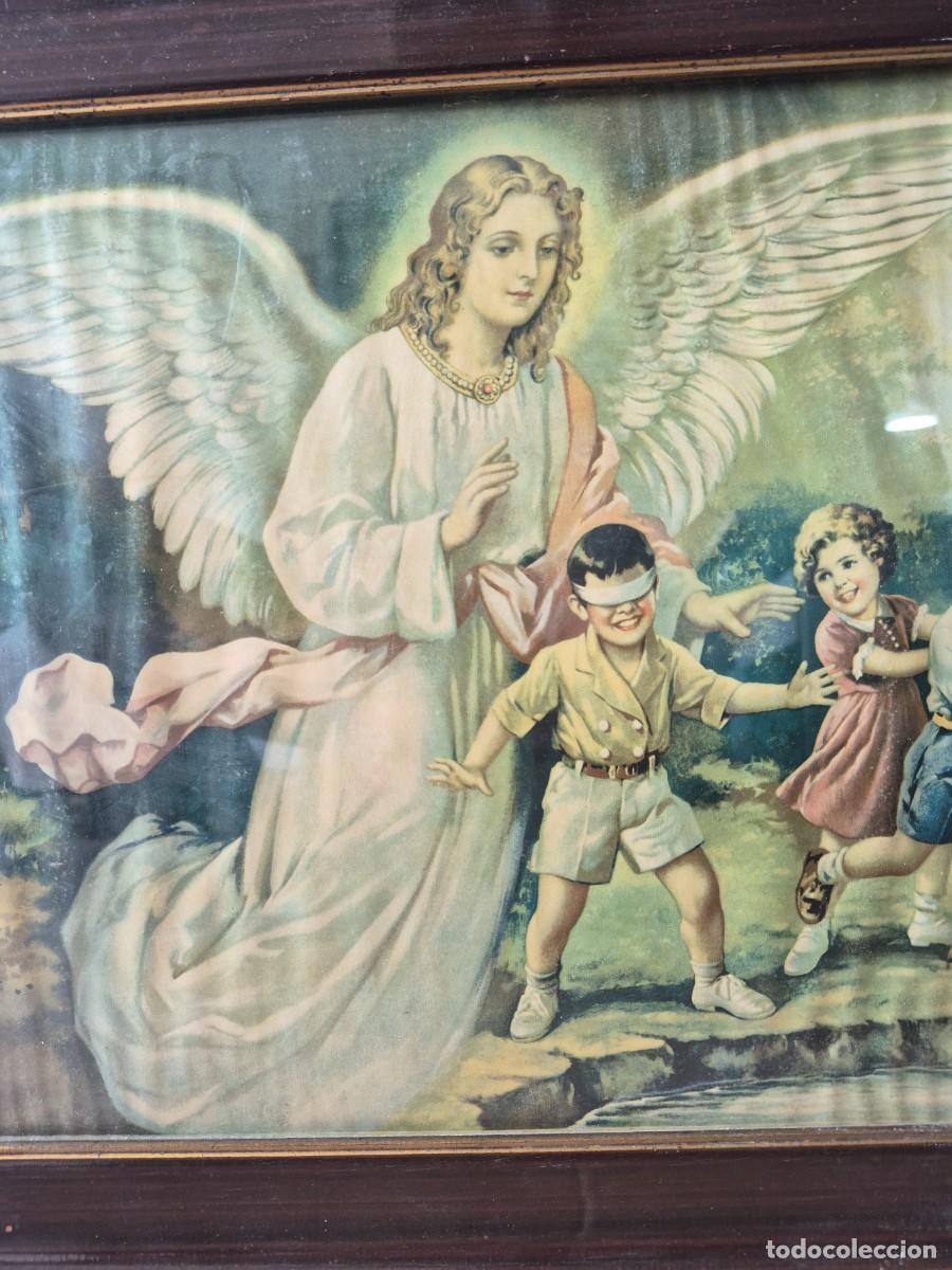 Arte: Cuadro lamina Angel de la guarda - Foto 3