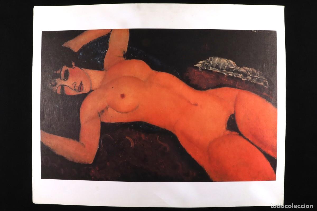 Arte: L&aacute;mina Desnudo echado. Amadeo Modigliano. El mundo. Print Reclining Nude.