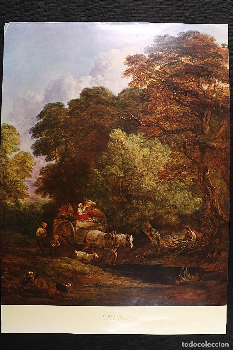 Arte: L&aacute;mina El Carrito del mercado. Thomas Gainsborough The Market Trolley Print.