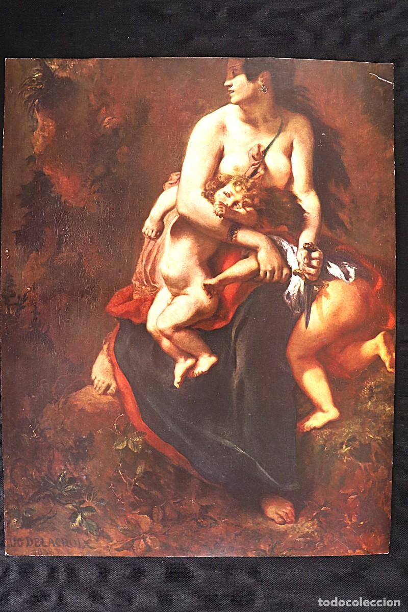 Arte: L&aacute;mina Medea Furiosa. Eug&egrave;ne Delacroix Medea Furiosa print.