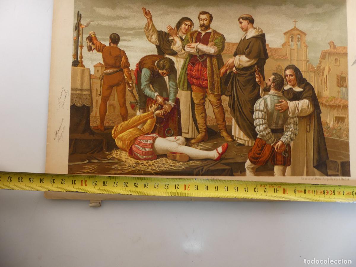 Arte: ANTIGUA LAMINA LITOGRAFIA - Foto 8