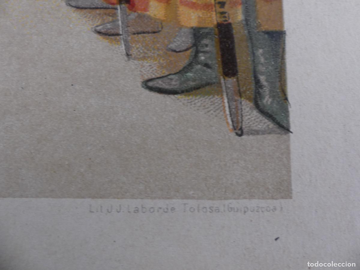 Arte: ANTIGUA LAMINA LITOGRAFIA - Foto 7