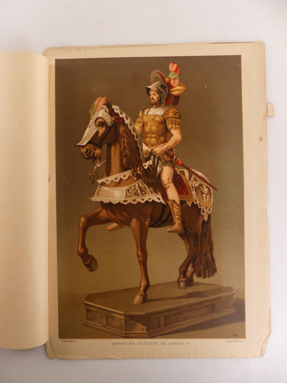 Kunst: ANTIGUA LAMINA ARMADURA DE CARLOS V