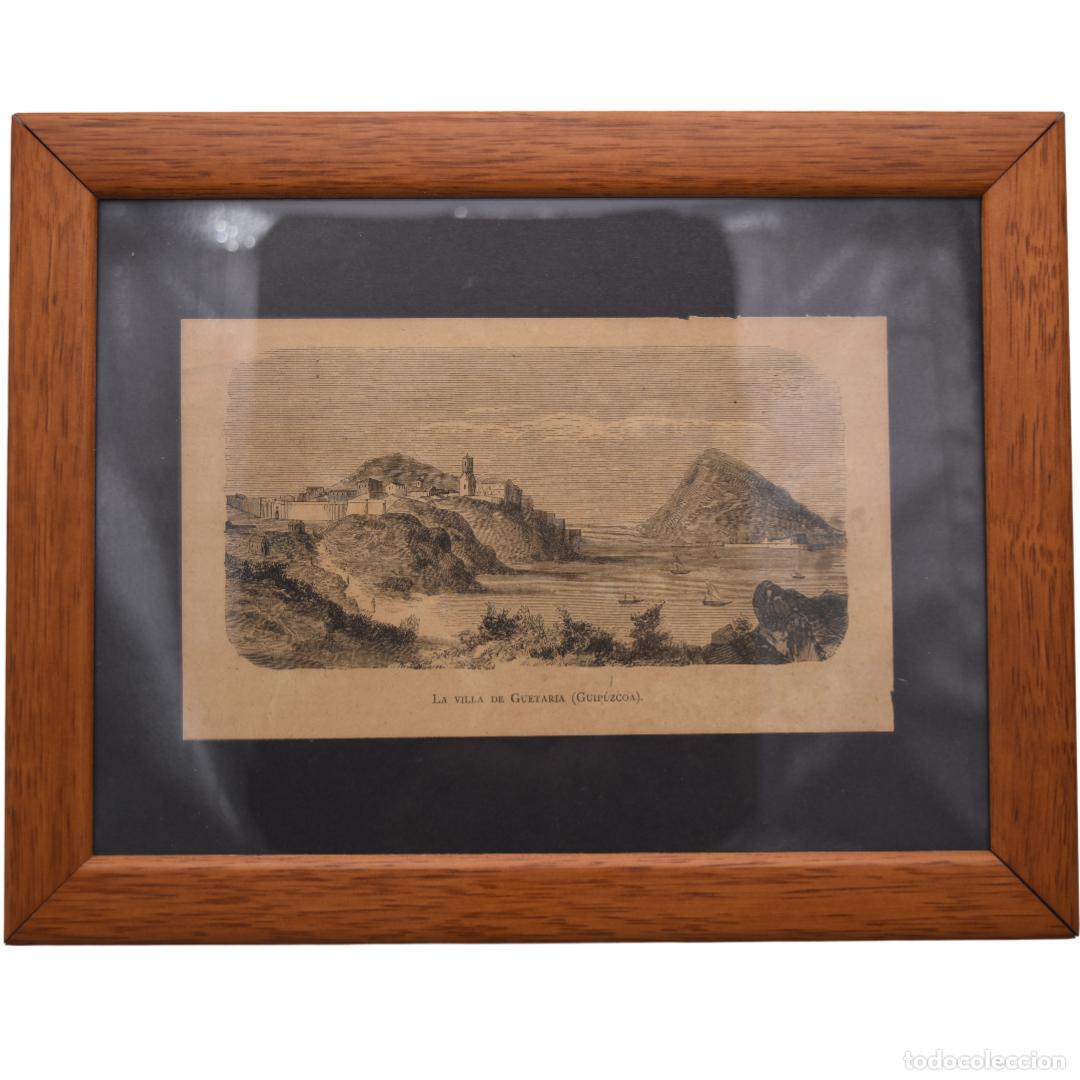 Art: Cuadro - L&aacute;mina - La villa de Guetaria