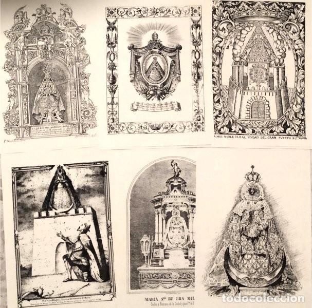 Art: 6 l&aacute;minas reproducciones de grabados de la Virgen de los Milagros de El Puerto de Santa Mar&iacute;a (C&aacute;diz