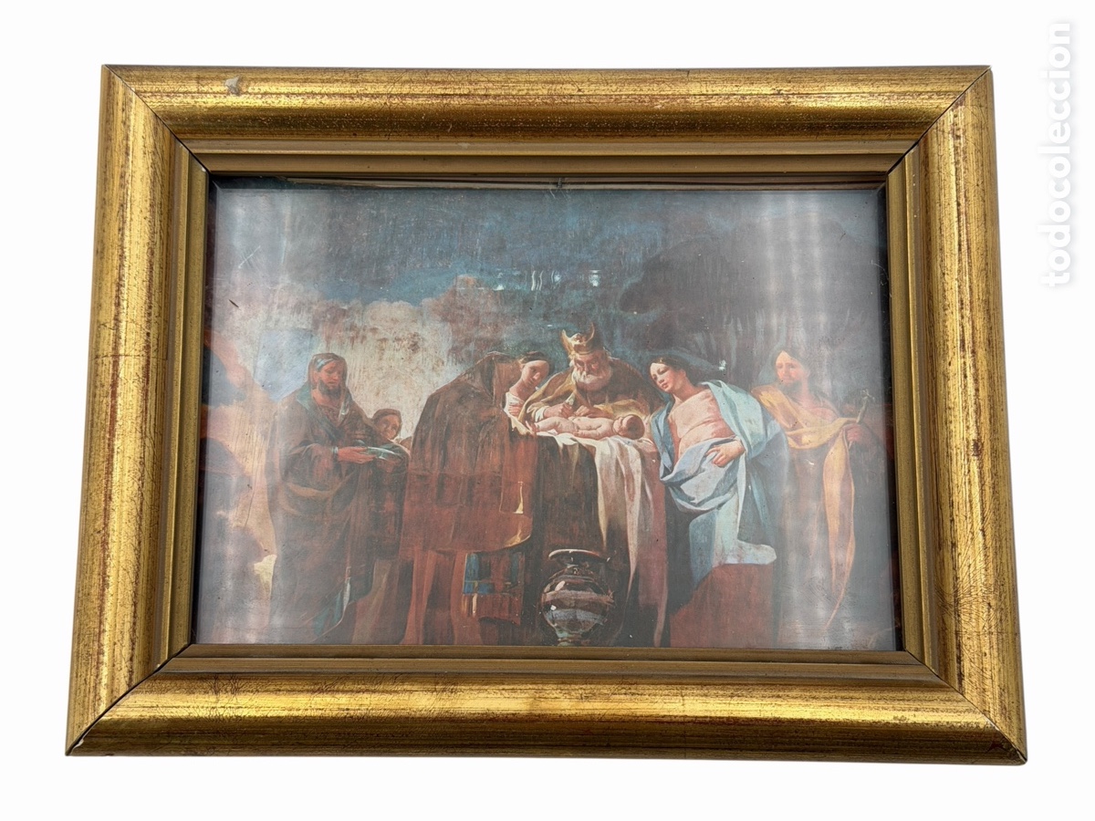 Art: Antigua L&aacute;mina Cl&aacute;sica Enmarcada