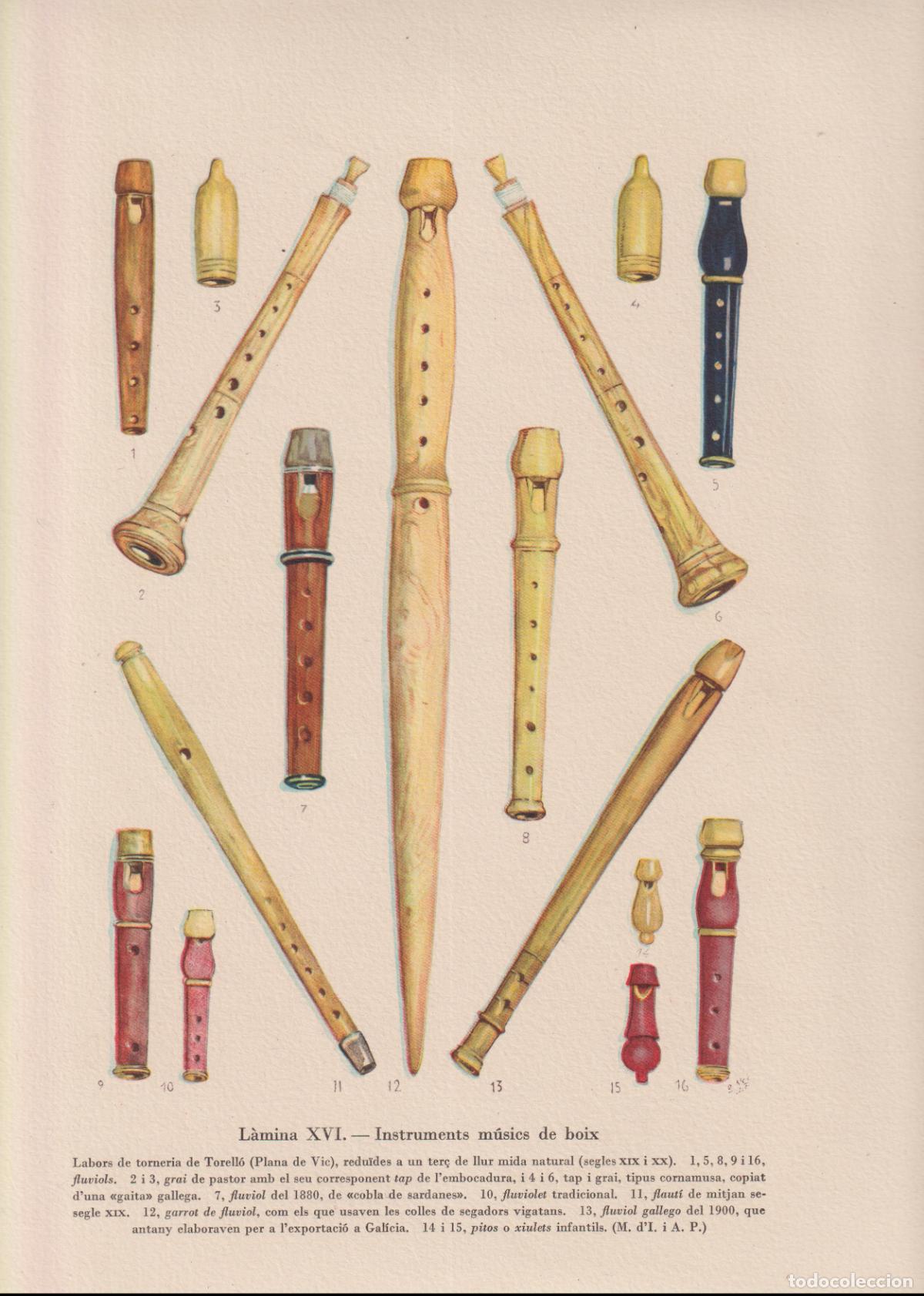 Art: L&Agrave;MINA ART POPULAR DECORATIU A CATALUNYA - L'AMINA XVI: INSTRUMENTS M&Uacute;SICS DE BOIX
