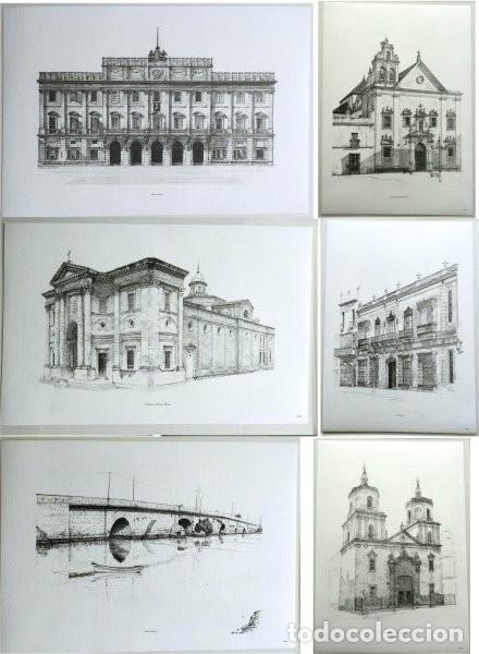 Art: Lote completo: 6 L&aacute;minas Monumentos de San Fernando (C&aacute;diz) D&iacute;az de la Torre (1989) Imprenta La Isla