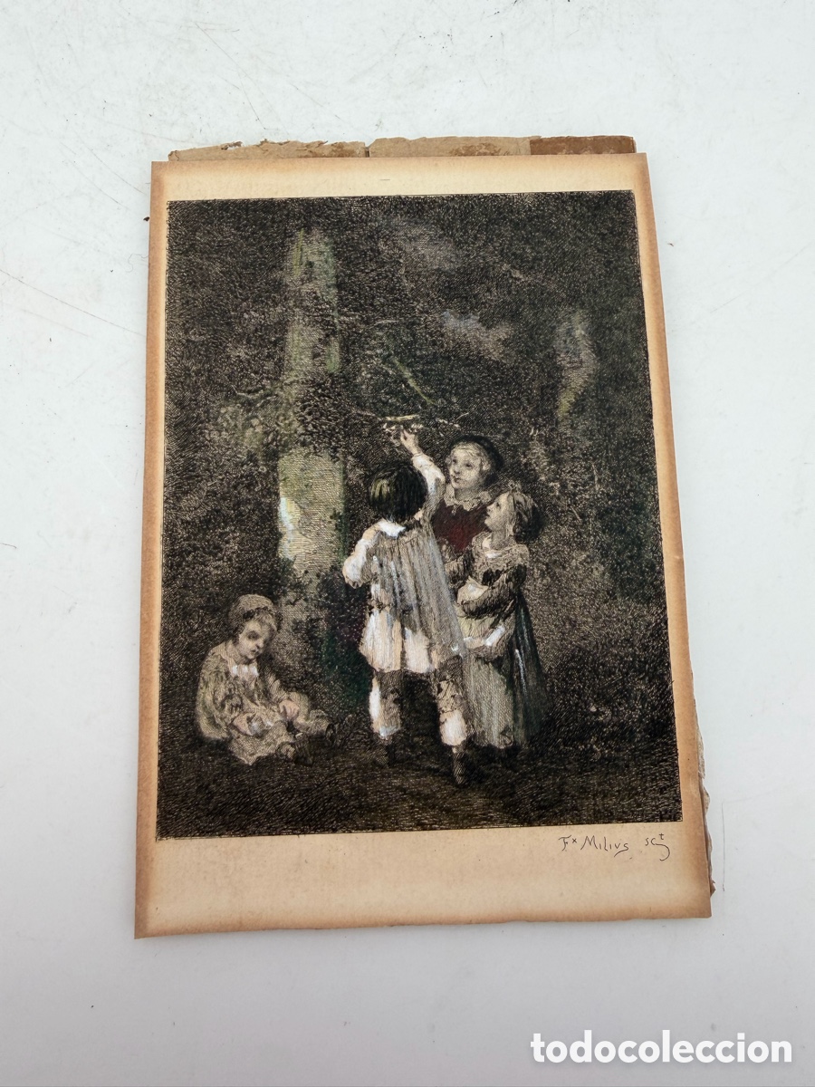 Arte: Antigua L&aacute;mina de Arte - Foto 3
