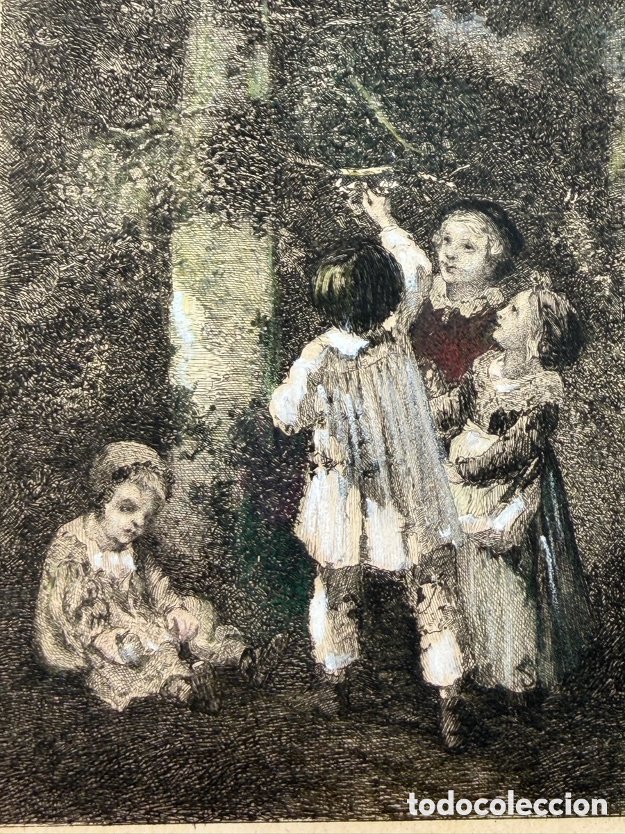 Arte: Antigua L&aacute;mina de Arte - Foto 4