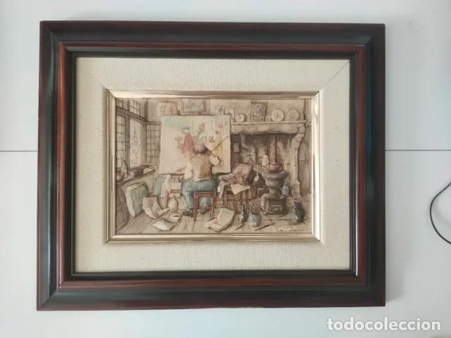 Arte: Cuadro con relieve de Anton Pieck