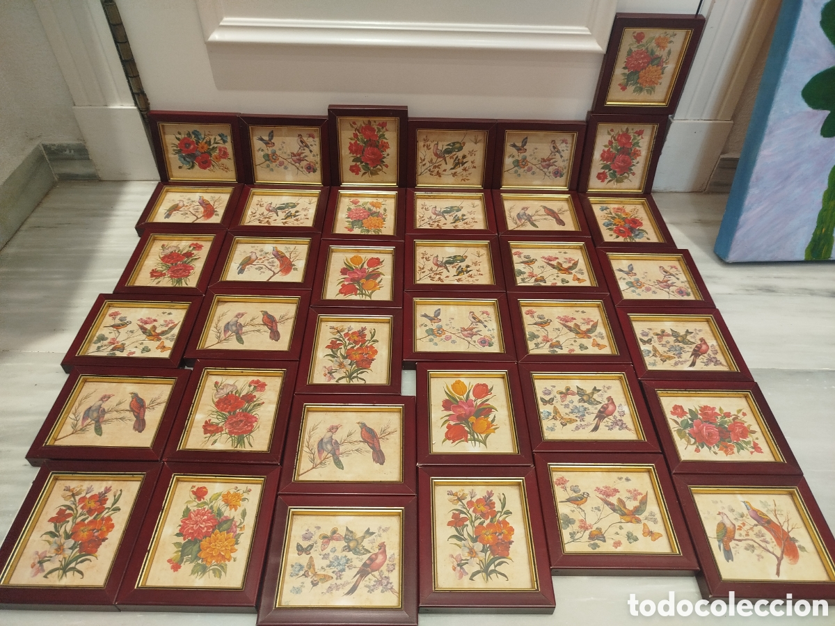 Arte: Lote 37 mini cuadros vintage - Ediciones &Aacute;ngel Alem&aacute;n (Murcia)