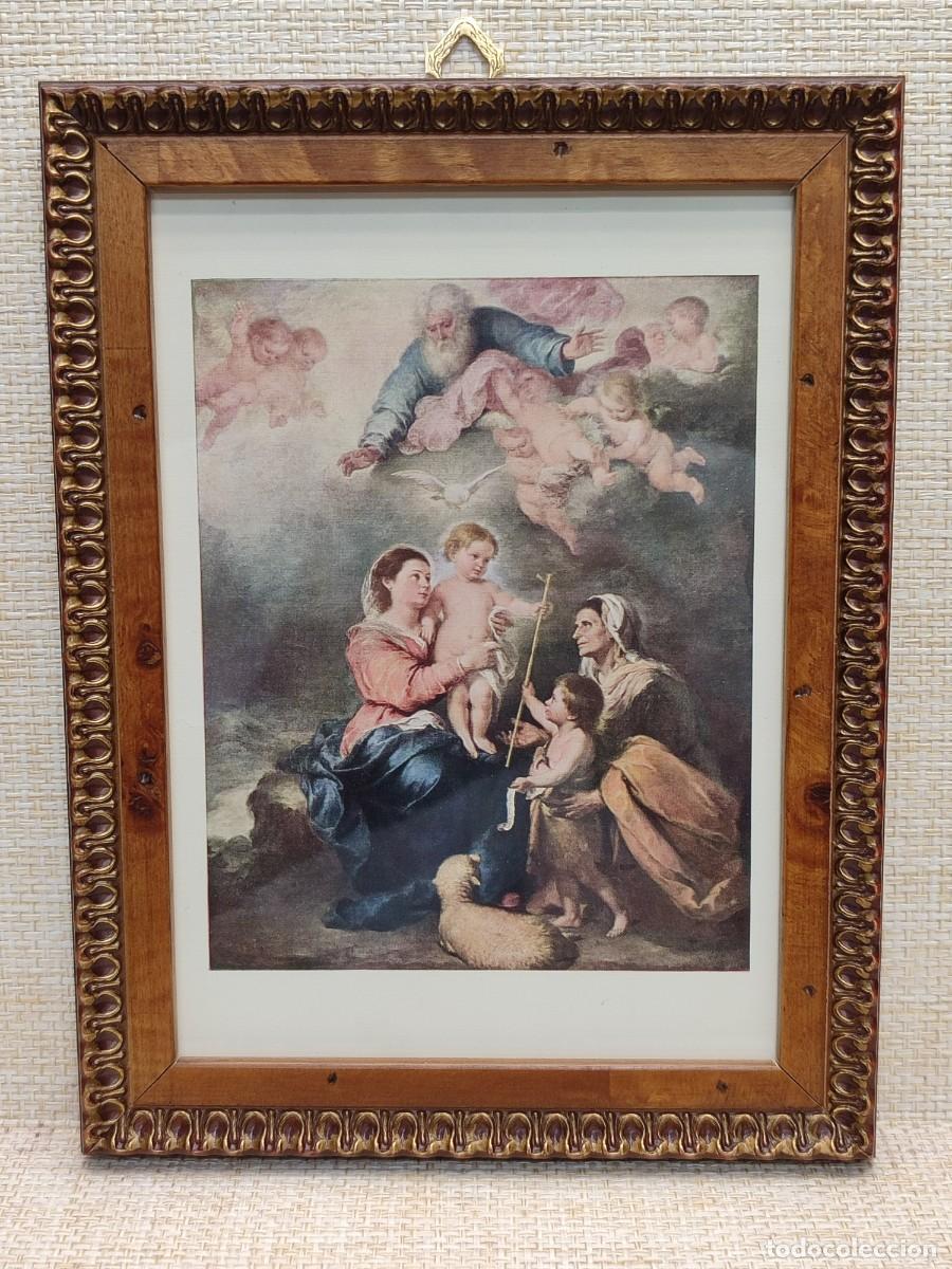 Arte: Sagrada familia. Murillo. Masterpieces in colour 1910. Plate III. Cuadro