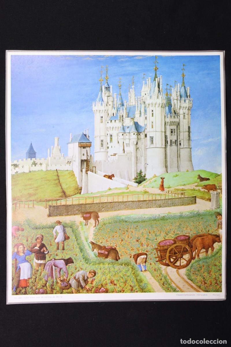Arte: L&aacute;mina Las muy ricas horas del Duque de Berry. Recortado. Print Les Tr&egrave;s Riches Heures du Duc Berry