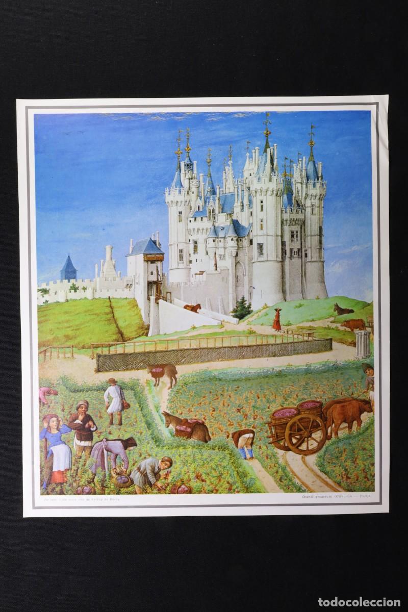 Arte: L&aacute;mina Las muy ricas horas del Duque de Berry. Print Les Tr&egrave;s Riches Heures du Duc de Berry.