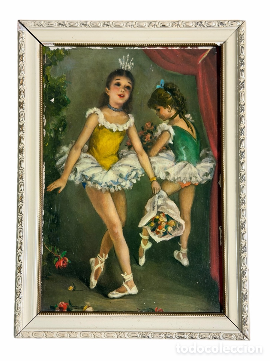 Arte: L&aacute;mina Bailarinas Enmarcada