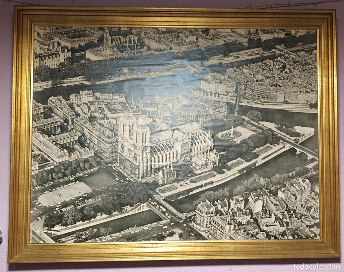 Arte: Cuadro fotograf&iacute;a a&eacute;rea Par&iacute;s