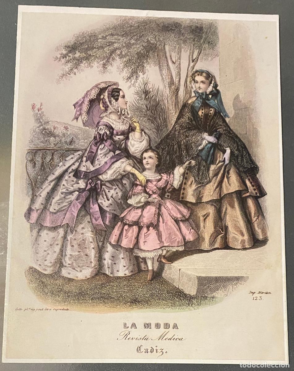 Arte: L&aacute;mina, reproducci&oacute;n de obra de arte, litograf&iacute;a de 1860. Tama&ntilde;o A4 enmarcable. Nueva.
