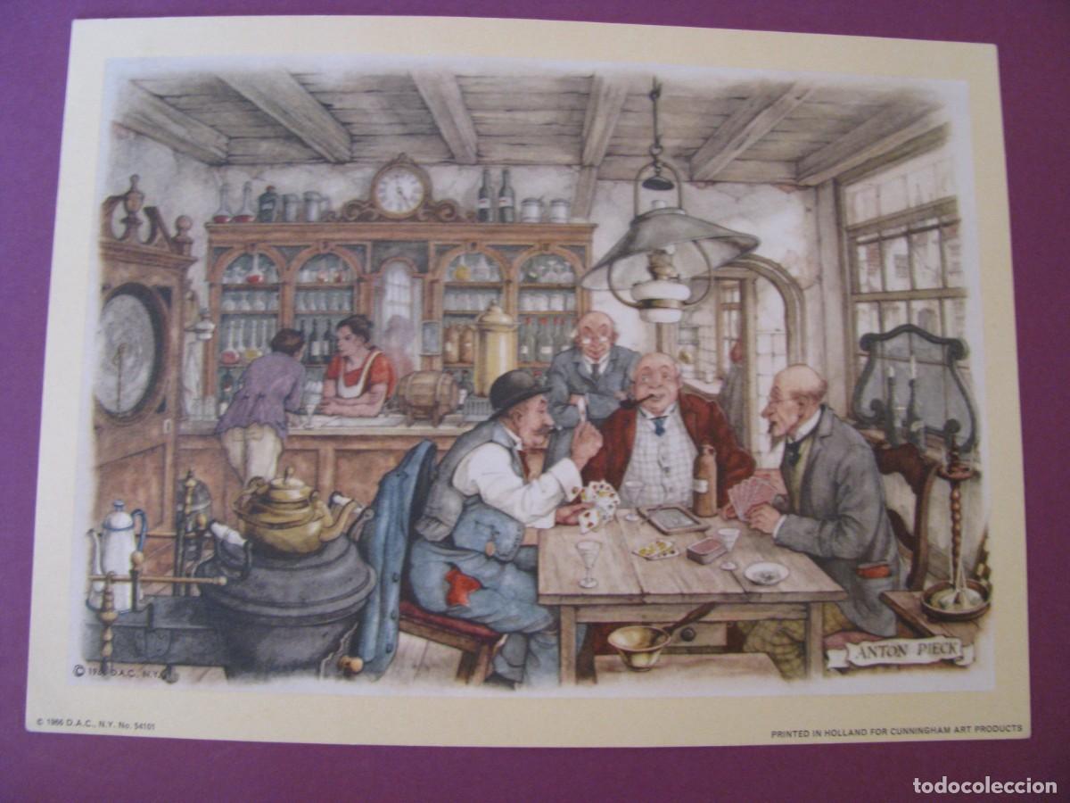 Arte: LAMINA DE ANTON PIECK. D.A.C. DONALD ART CO. N.Y. PRINTED IN HOLLAND. 1966. 19X14 CM.