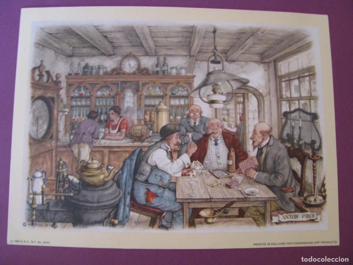 Arte: LAMINA DE ANTON PIECK. D.A.C. DONALD ART CO. N.Y. PRINTED IN HOLLAND. 1966. 19X14 CM.