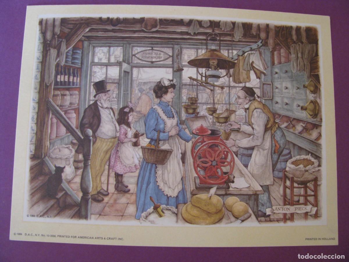Arte: LAMINA DE ANTON PIECK. D.A.C. DONALD ART CO. N.Y. PRINTED IN HOLLAND. 1966. 19X14 CM.