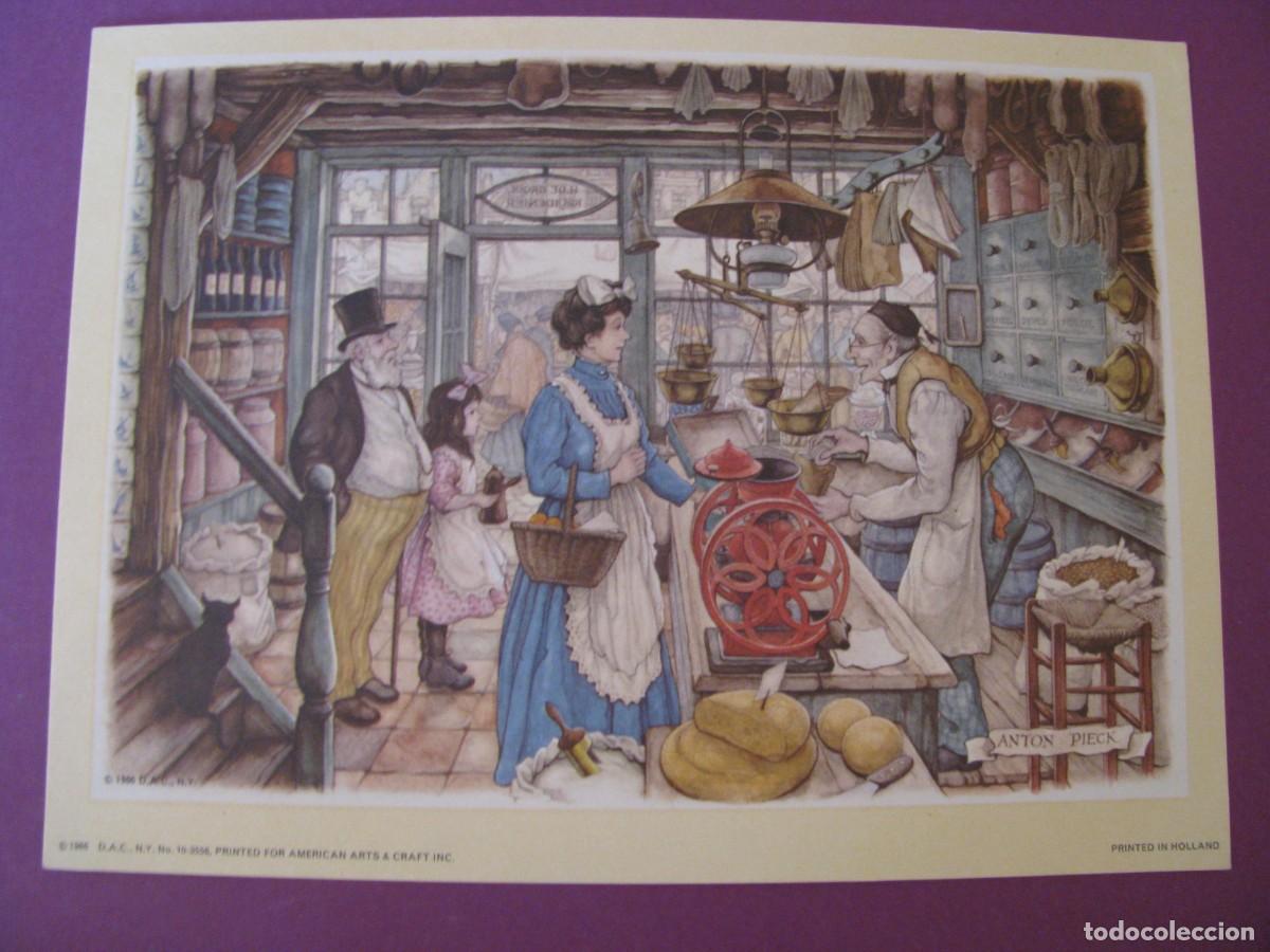 Arte: LAMINA DE ANTON PIECK. D.A.C. DONALD ART CO. N.Y. PRINTED IN HOLLAND. 1966. 19X14 CM.