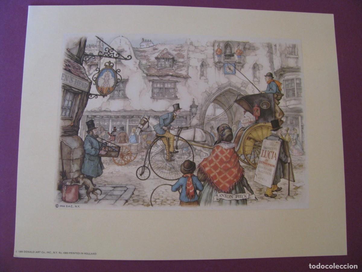 Arte: LAMINA DE ANTON PIECK. D.A.C. DONALD ART CO. N.Y. PRINTED IN HOLLAND. 1966. 23X18 CM.