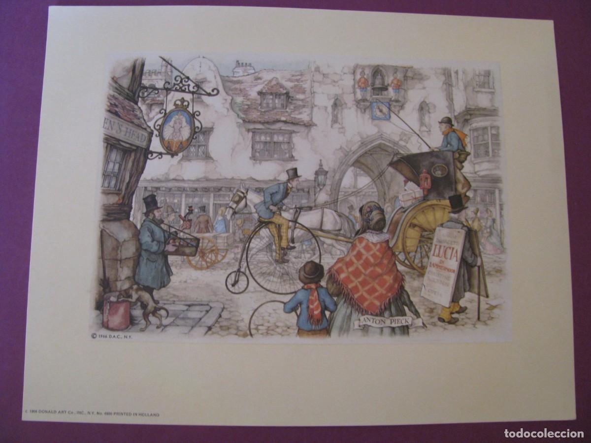 Arte: LAMINA DE ANTON PIECK. D.A.C. DONALD ART CO. N.Y. PRINTED IN HOLLAND. 1966. 23X18 CM.