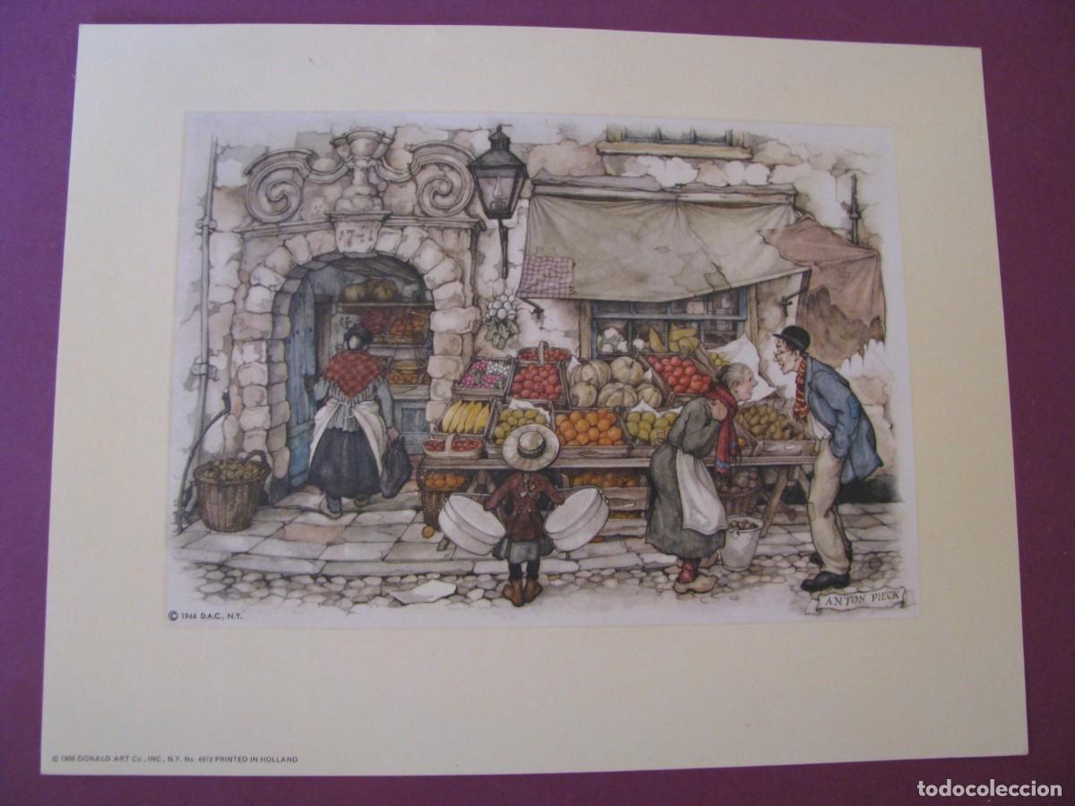 Arte: LAMINA DE ANTON PIECK. D.A.C. DONALD ART CO. N.Y. PRINTED IN HOLLAND. 1966. 23X18 CM.