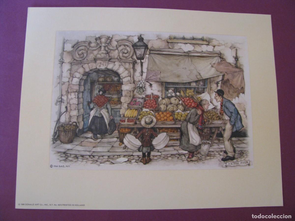Arte: LAMINA DE ANTON PIECK. D.A.C. DONALD ART CO. N.Y. PRINTED IN HOLLAND. 1966. 23X18 CM.