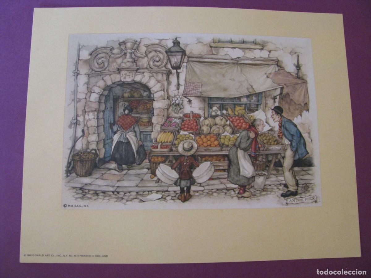 Arte: LAMINA DE ANTON PIECK. D.A.C. DONALD ART CO. N.Y. PRINTED IN HOLLAND. 1966. 23X18 CM.