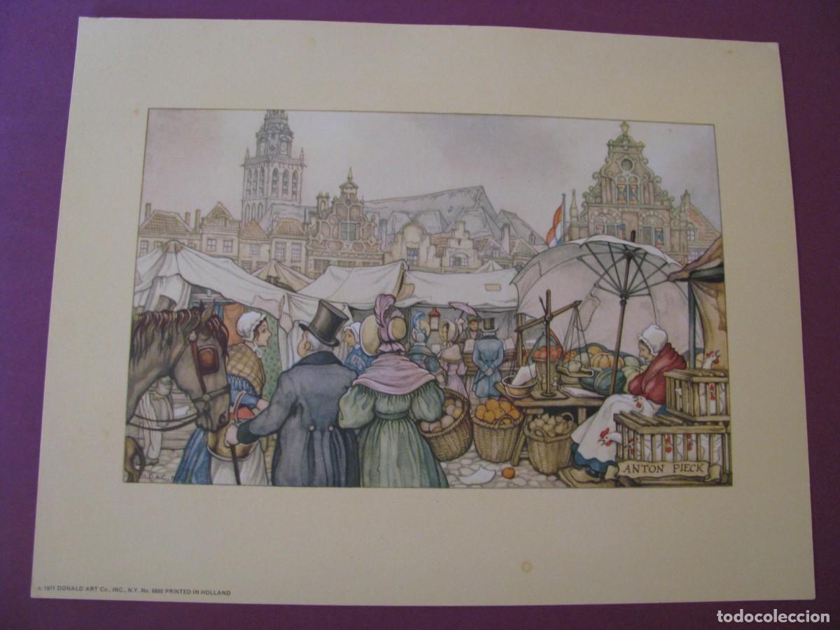 Arte: LAMINA DE ANTON PIECK. D.A.C. DONALD ART CO. N.Y. PRINTED IN HOLLAND. 1971. 23X18 CM.