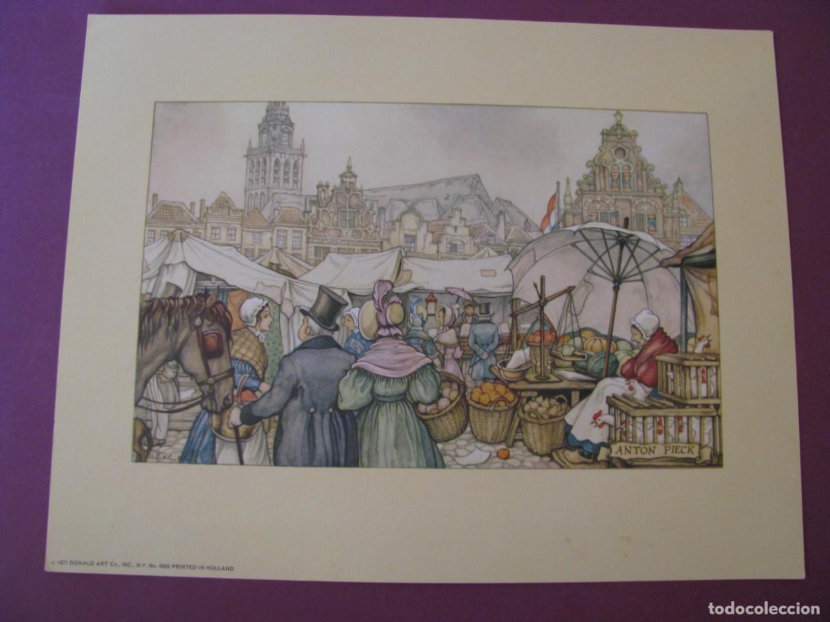 Arte: LAMINA DE ANTON PIECK. D.A.C. DONALD ART CO. N.Y. PRINTED IN HOLLAND. 1971. 23X18 CM.