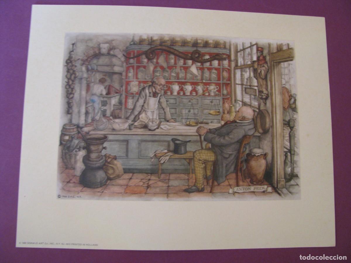 Kunst: LAMINA DE ANTON PIECK. D.A.C. DONALD ART CO. N.Y. PRINTED IN HOLLAND. 1966. 23X18 CM.