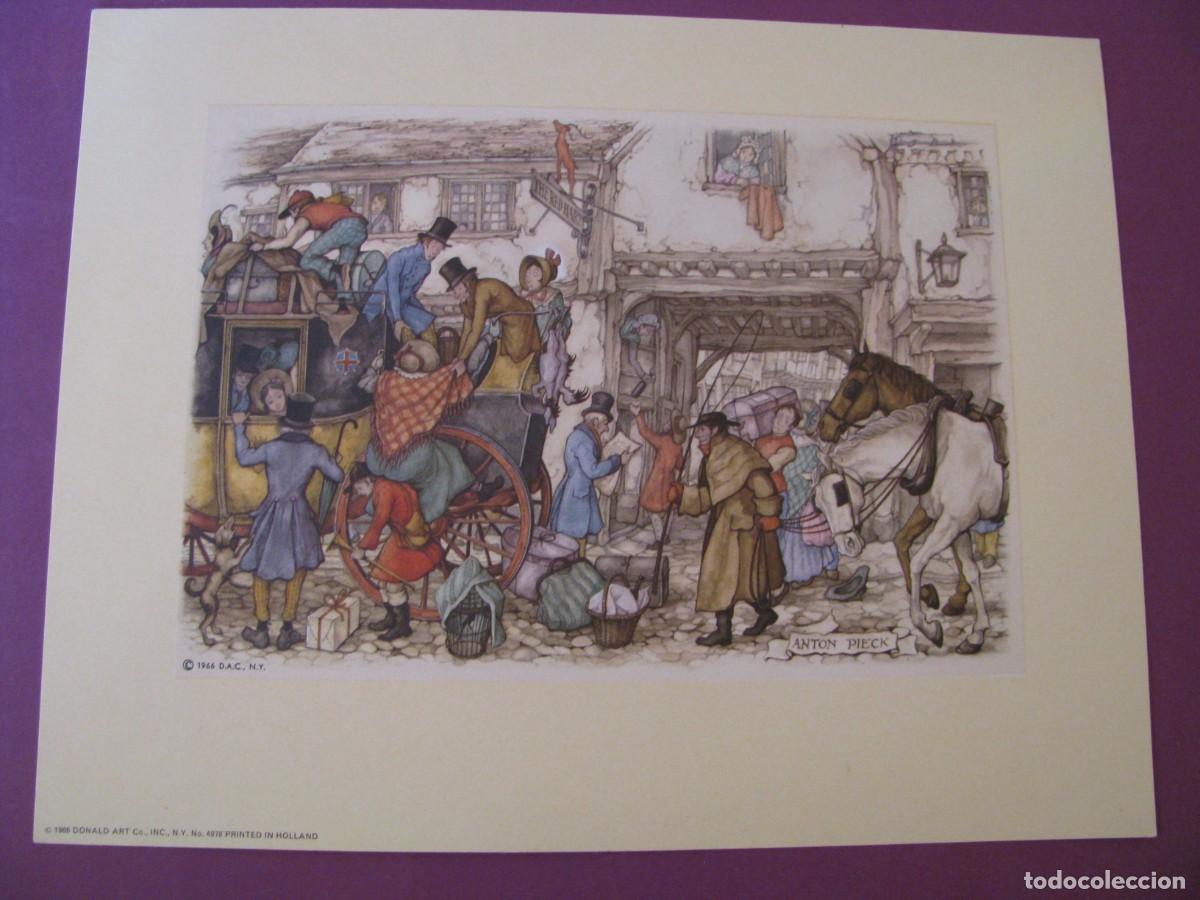 Kunst: LAMINA DE ANTON PIECK. D.A.C. DONALD ART CO. N.Y. PRINTED IN HOLLAND. 1966. 23X18 CM.