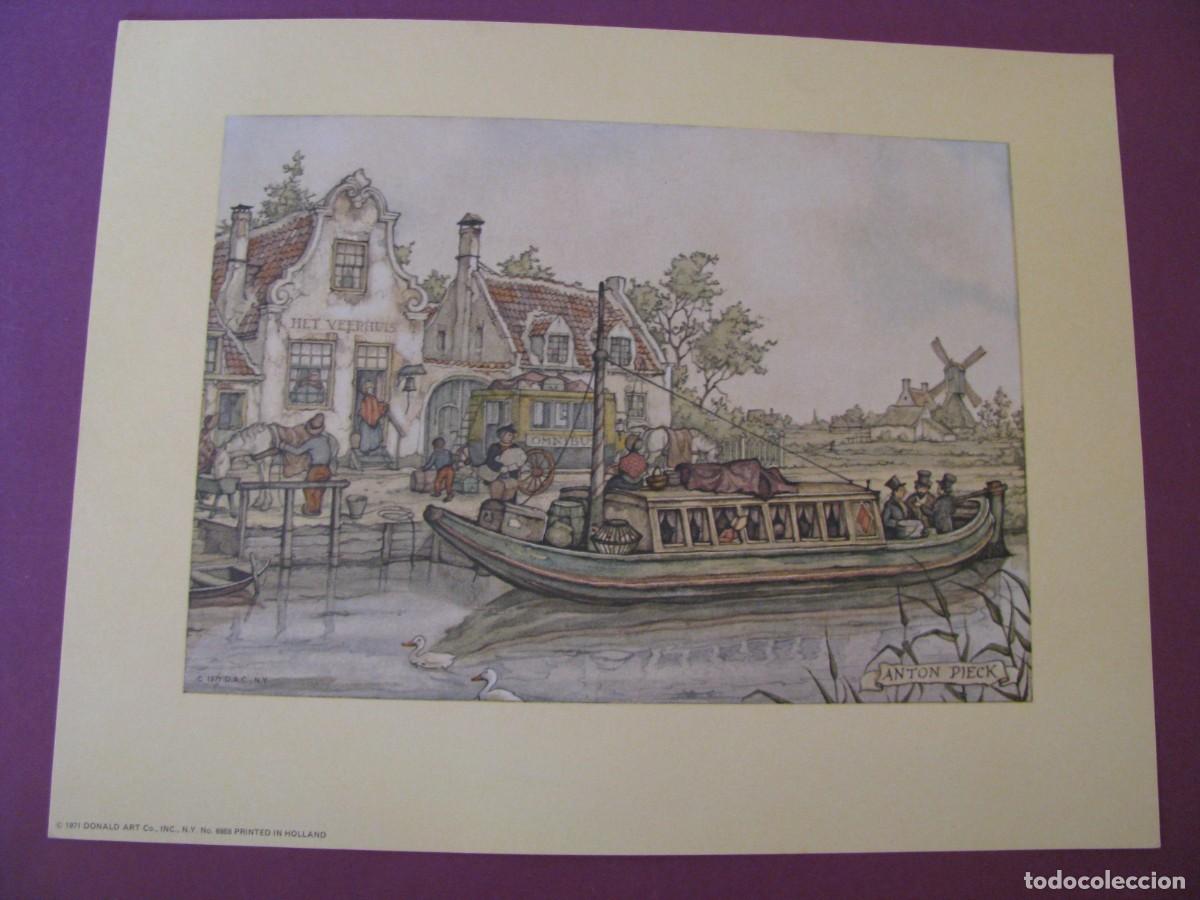 Kunst: LAMINA DE ANTON PIECK. D.A.C. DONALD ART CO. N.Y. PRINTED IN HOLLAND. 1971. 23X18 CM.