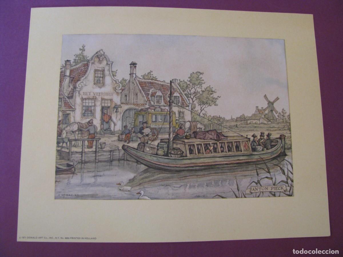 Kunst: LAMINA DE ANTON PIECK. D.A.C. DONALD ART CO. N.Y. PRINTED IN HOLLAND. 1971. 23X18 CM.
