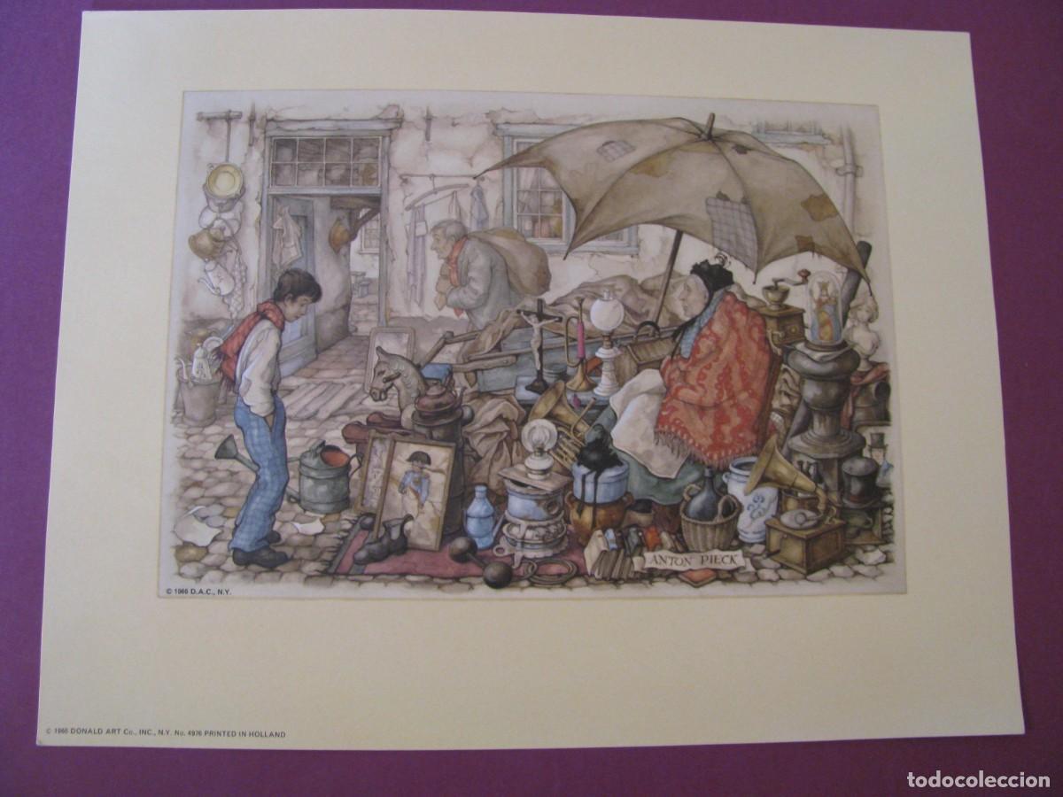 Kunst: LAMINA DE ANTON PIECK. D.A.C. DONALD ART CO. N.Y. PRINTED IN HOLLAND. 1966. 23X18 CM.