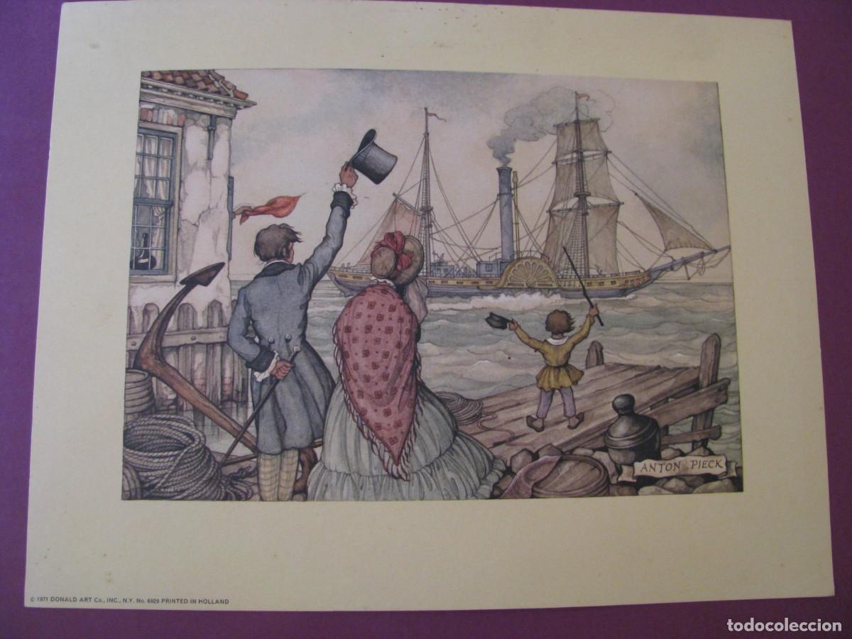 Kunst: LAMINA DE ANTON PIECK. D.A.C. DONALD ART CO. N.Y. PRINTED IN HOLLAND. 1971. 23X18 CM.
