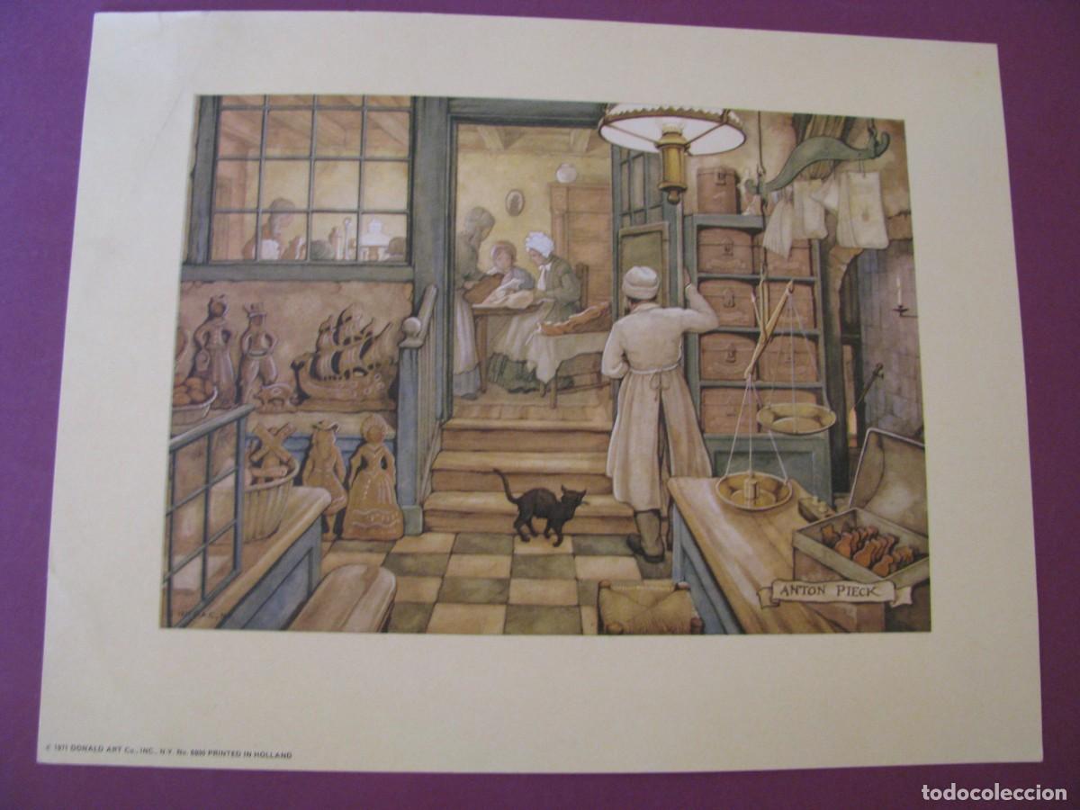 Kunst: LAMINA DE ANTON PIECK. D.A.C. DONALD ART CO. N.Y. PRINTED IN HOLLAND. 1971. 23X18 CM.