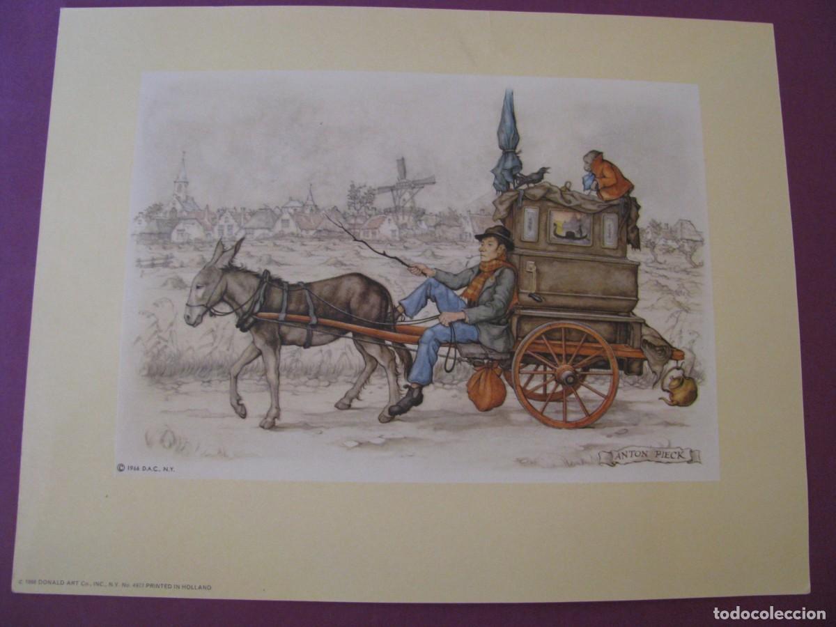 Kunst: LAMINA DE ANTON PIECK. D.A.C. DONALD ART CO. N.Y. PRINTED IN HOLLAND. 1966. 23X18 CM.