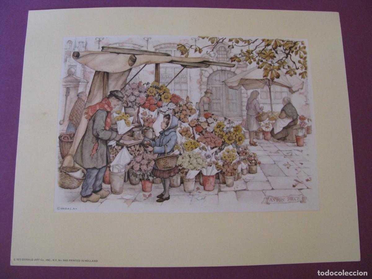 Kunst: LAMINA DE ANTON PIECK. D.A.C. DONALD ART CO. N.Y. PRINTED IN HOLLAND. 1970. 23X18 CM.