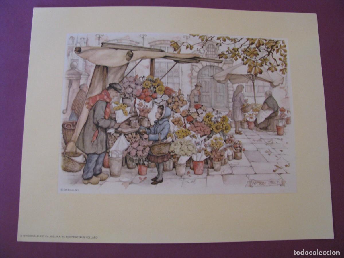 Kunst: LAMINA DE ANTON PIECK. D.A.C. DONALD ART CO. N.Y. PRINTED IN HOLLAND. 1970. 23X18 CM.
