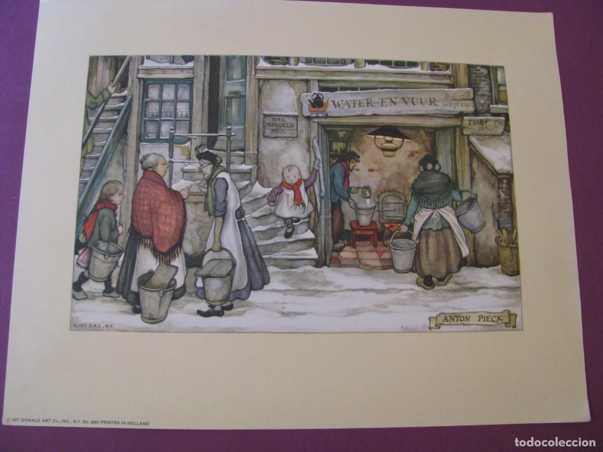 Arte: LAMINA DE ANTON PIECK. D.A.C. DONALD ART CO. N.Y. PRINTED IN HOLLAND. 1971. 23X18 CM.