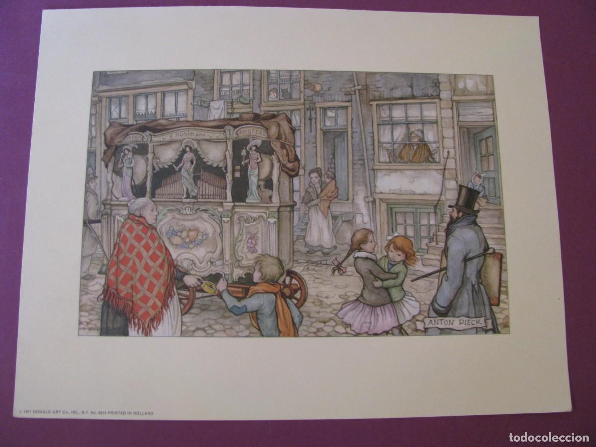 Arte: LAMINA DE ANTON PIECK. D.A.C. DONALD ART CO. N.Y. PRINTED IN HOLLAND. 1971. 23X18 CM.