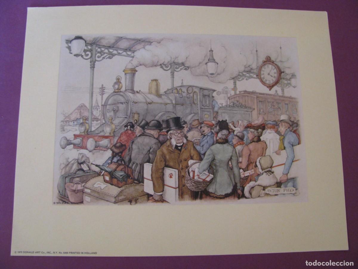 Arte: LAMINA DE ANTON PIECK. D.A.C. DONALD ART CO. N.Y. PRINTED IN HOLLAND. 1970. 23X18 CM.