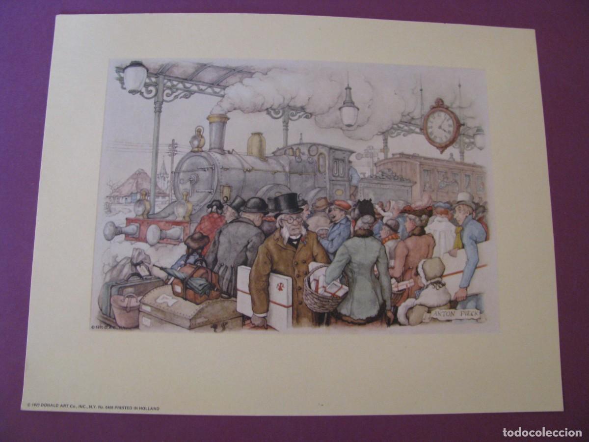 Arte: LAMINA DE ANTON PIECK. D.A.C. DONALD ART CO. N.Y. PRINTED IN HOLLAND. 1970. 23X18 CM.