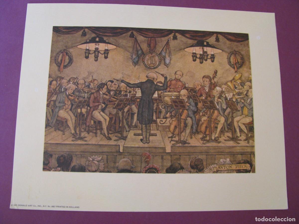 Arte: LAMINA DE ANTON PIECK. D.A.C. DONALD ART CO. N.Y. PRINTED IN HOLLAND. 1971. 23X18 CM.