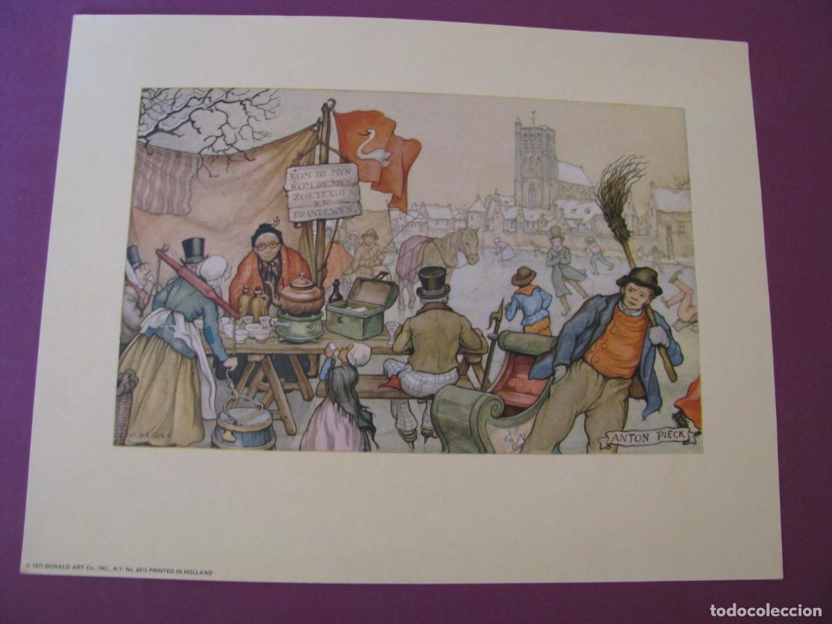 Arte: LAMINA DE ANTON PIECK. D.A.C. DONALD ART CO. N.Y. PRINTED IN HOLLAND. 1971. 23X18 CM.
